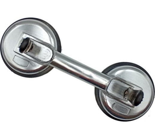 Присоска алюминиевая зажимная двойная для плитки и стекла TRIO-DIAMOND 118 мм