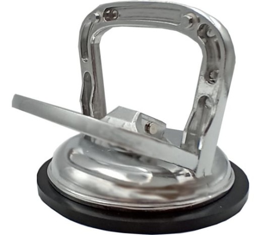 Алюминиевая зажимная одинарная присоска для плитки и стекла TRIO-DIAMOND, 123 мм 