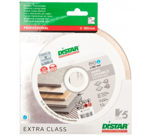 Диск алмазный Distar 1A1R 180x1,4x8,5x25,4 Hard ceramics