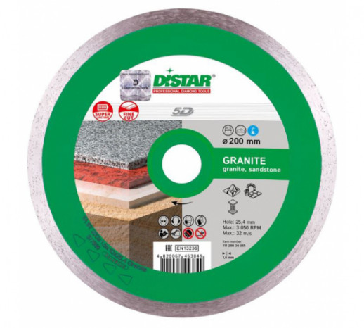 Диск алмазный Distar 1A1R 200x1,6x10x25,4 Granite