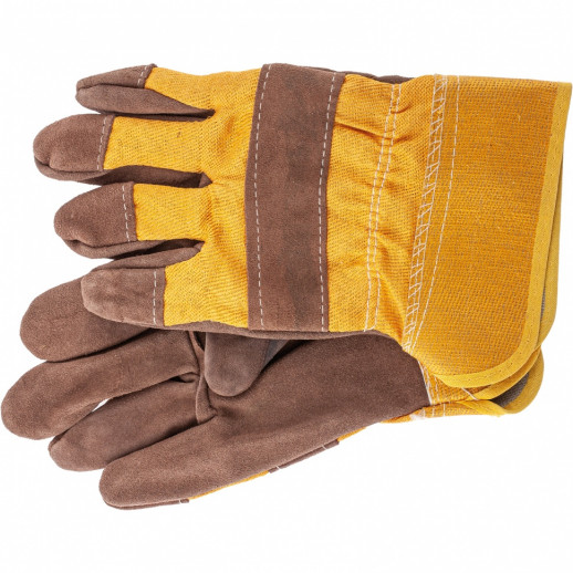 Перчатки спилковые комбинированные